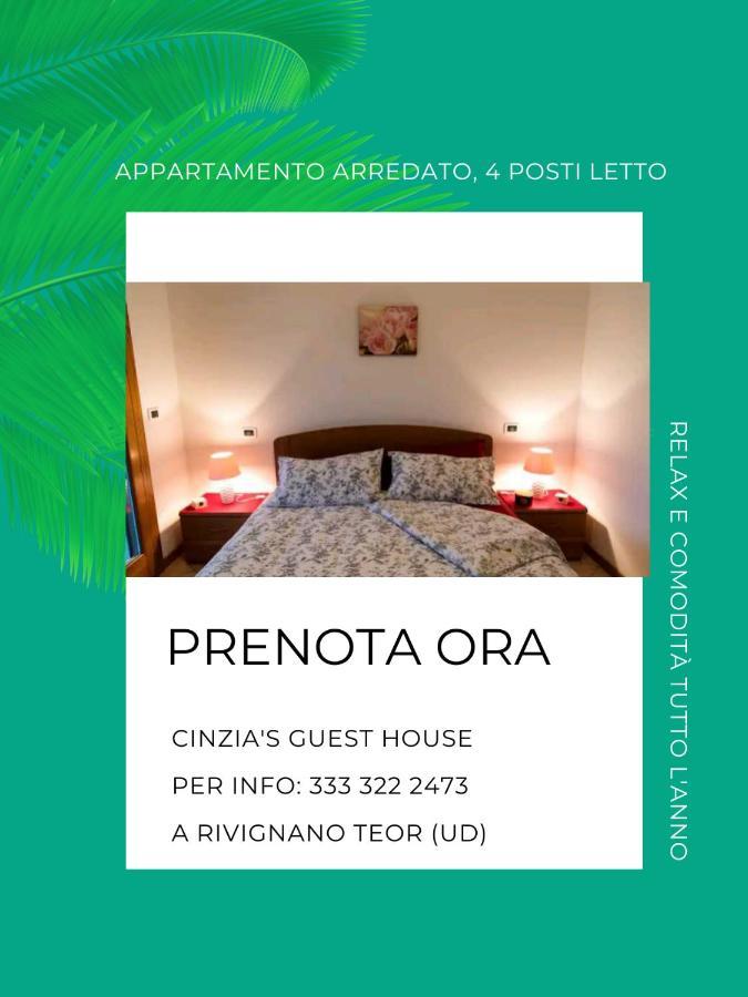 Cinzia'S Guest House, Vicino A Lignano E Udine Rivignano Bagian luar foto